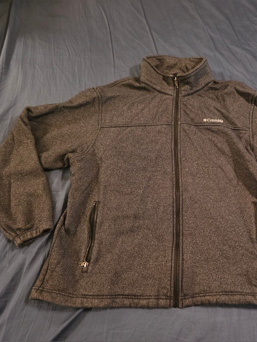 Columbia Men's Charcoal Full-Zip Jacket
